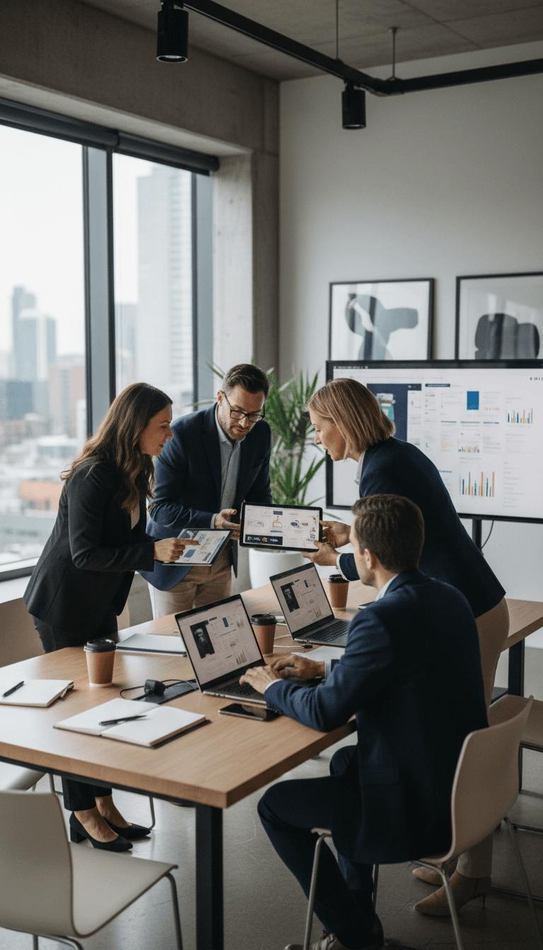 Team collaboration on digital project